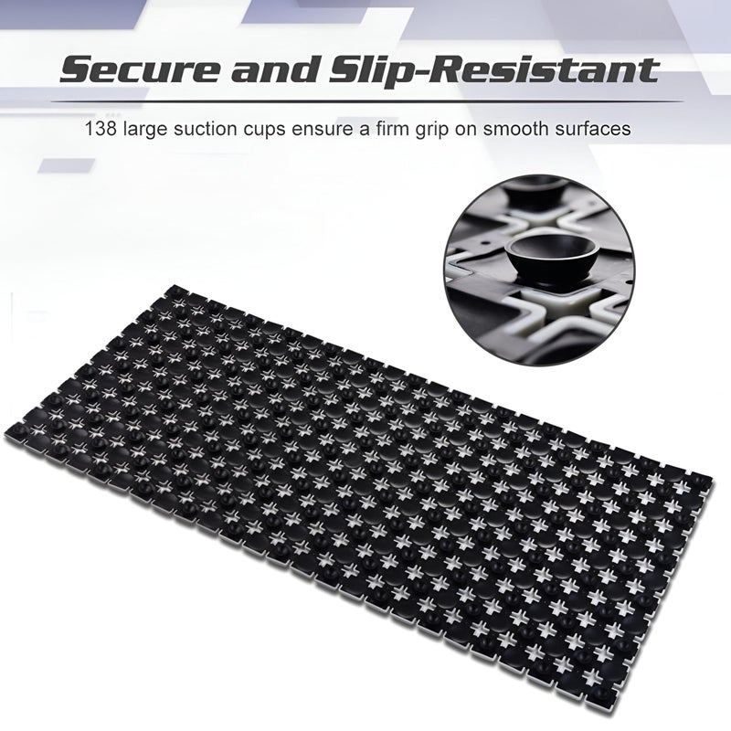 Bathroom Safety Mat - Large Non-Slip Surface for Enhanced Stability While Bathing or Showering - Image 2