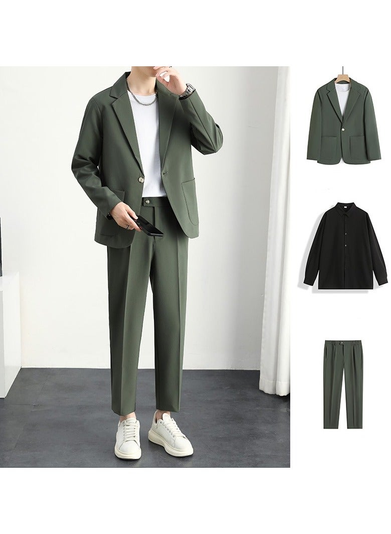 Shougu New Men's Casual Suit Set - Image 1