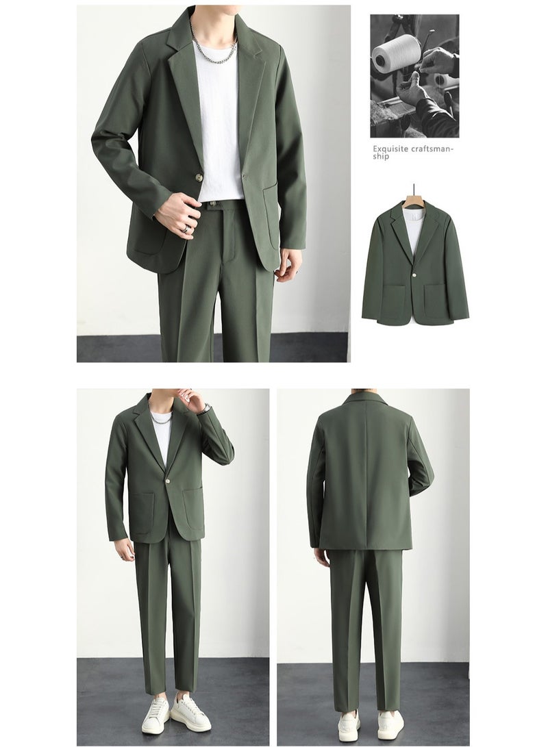Shougu New Men's Casual Suit Set - Image 3