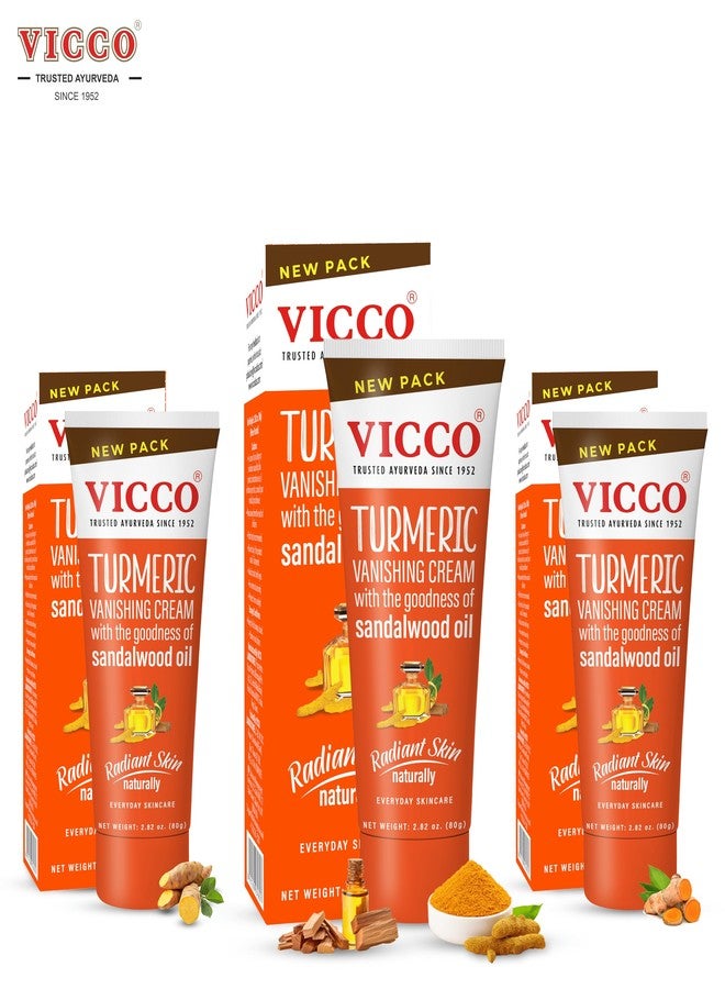 فيكو كريم فيكو المخفي بالكركم وزيت خشب الصندل من فيكو - 70 عامًا من إرث الأيورفيدا، مع الكركم للعناية اليومية بالبشرة، تركيبة خفيفة الوزن، نباتي، طبيعي 100% - 2.82 أونصة (عبوة من 3 قطع) - Image 2