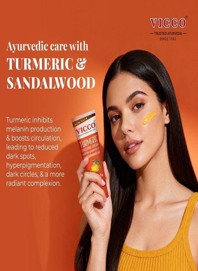 فيكو كريم فيكو المخفي بالكركم وزيت خشب الصندل من فيكو - 70 عامًا من إرث الأيورفيدا، مع الكركم للعناية اليومية بالبشرة، تركيبة خفيفة الوزن، نباتي، طبيعي 100% - 2.82 أونصة (عبوة من 3 قطع) - Image 5
