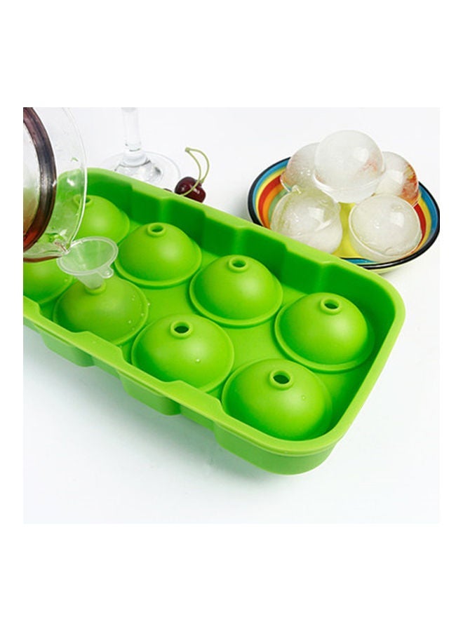 NIBEMINENT Ice Cube Trays Release Silicone 8 Grids green 0.265kg - Image 3