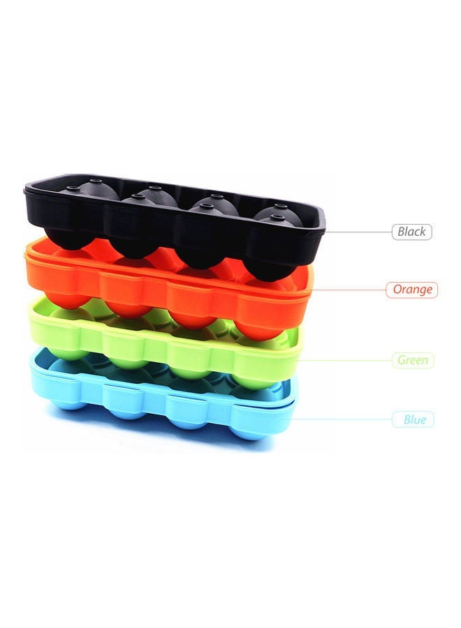 NIBEMINENT Ice Cube Trays Release Silicone 8 Grids green 0.265kg - Image 2