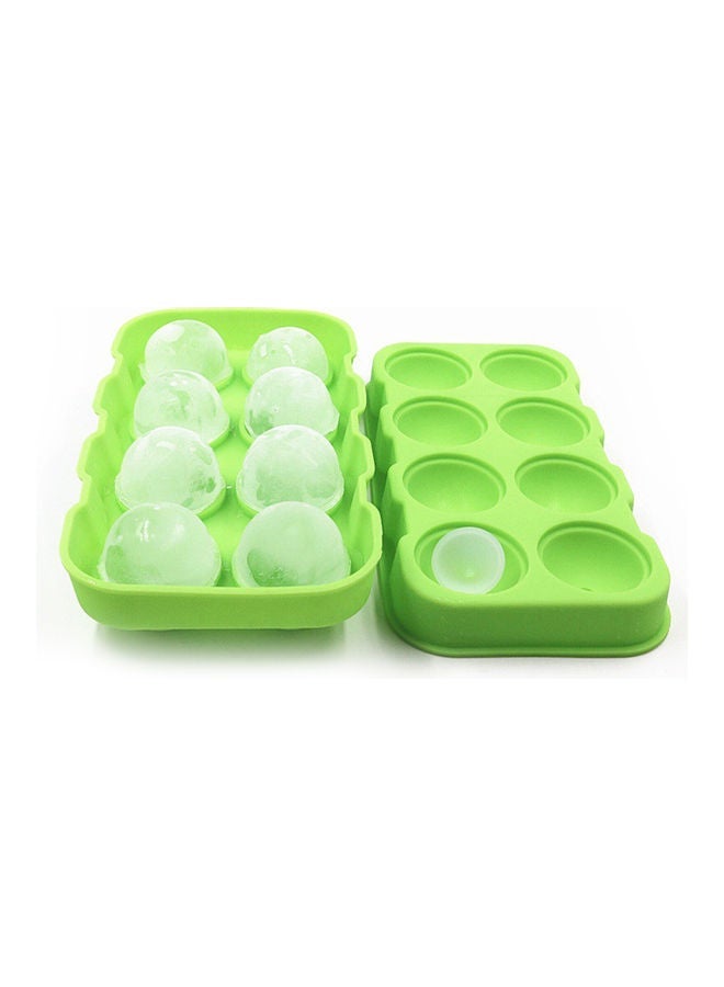 NIBEMINENT Ice Cube Trays Release Silicone 8 Grids green 0.265kg - Image 5