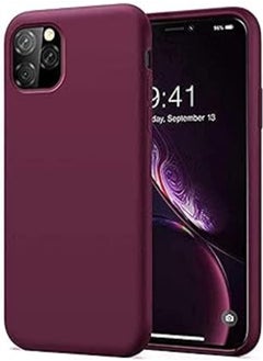For Apple Iphone 11 Pro Max Silicone Case - Wine Red