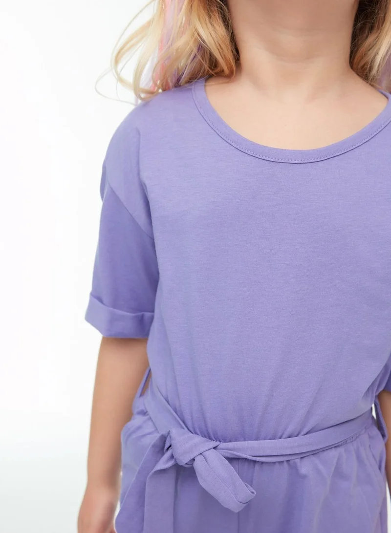 trendyol Kids Tie Detail Playsuit