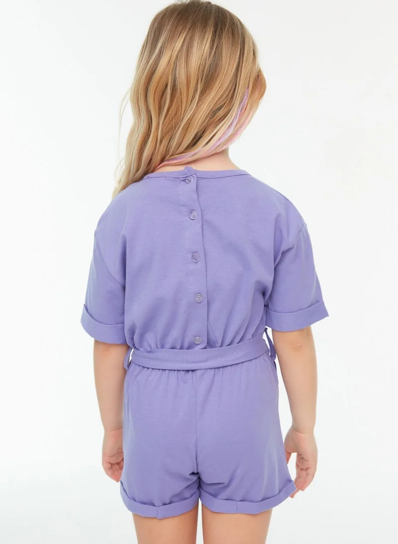 trendyol Kids Tie Detail Playsuit