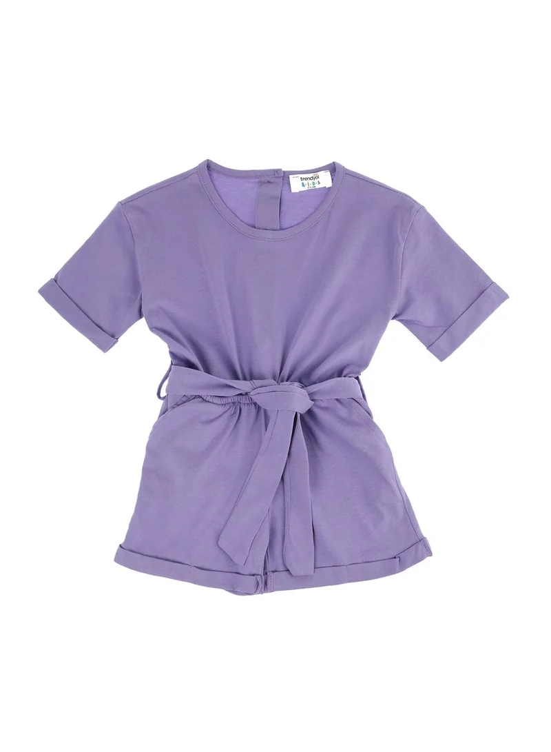 trendyol Kids Tie Detail Playsuit