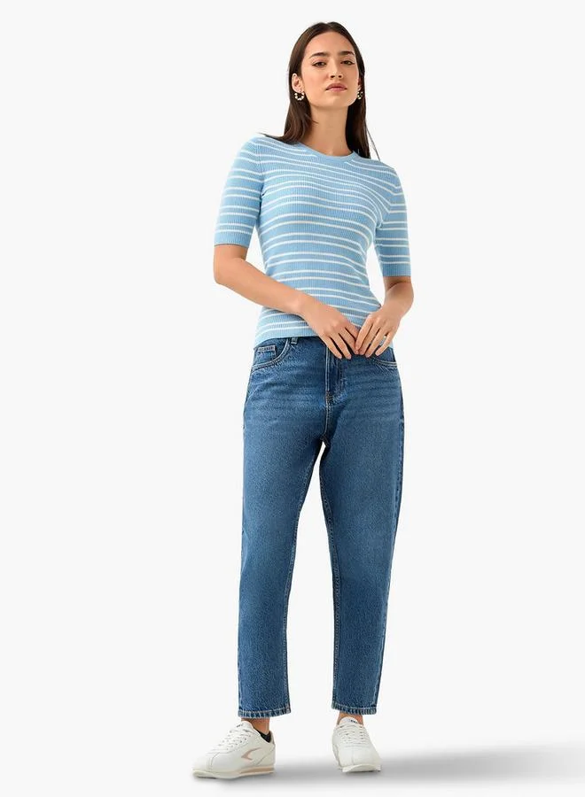 Splash FAV Denim High-Rise Mom Fit Jeans