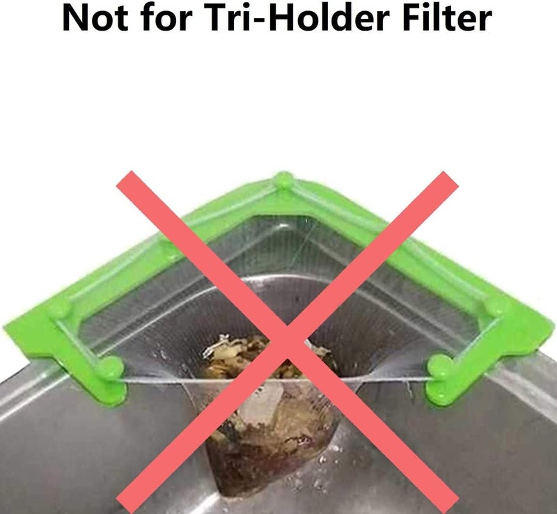 SHOWAY 200PCS Kitchen Sink Strainer Mesh Bag, Disposable Mesh Sink Filters, 200 PCS Disposable Mesh Sink Strainer Bags for Collecting Kitchen Food Waste Leftover Garbage, white, KITFILTER02-200P - Image 5