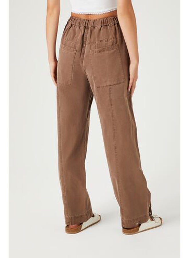 Straight-Leg Cotton Pants