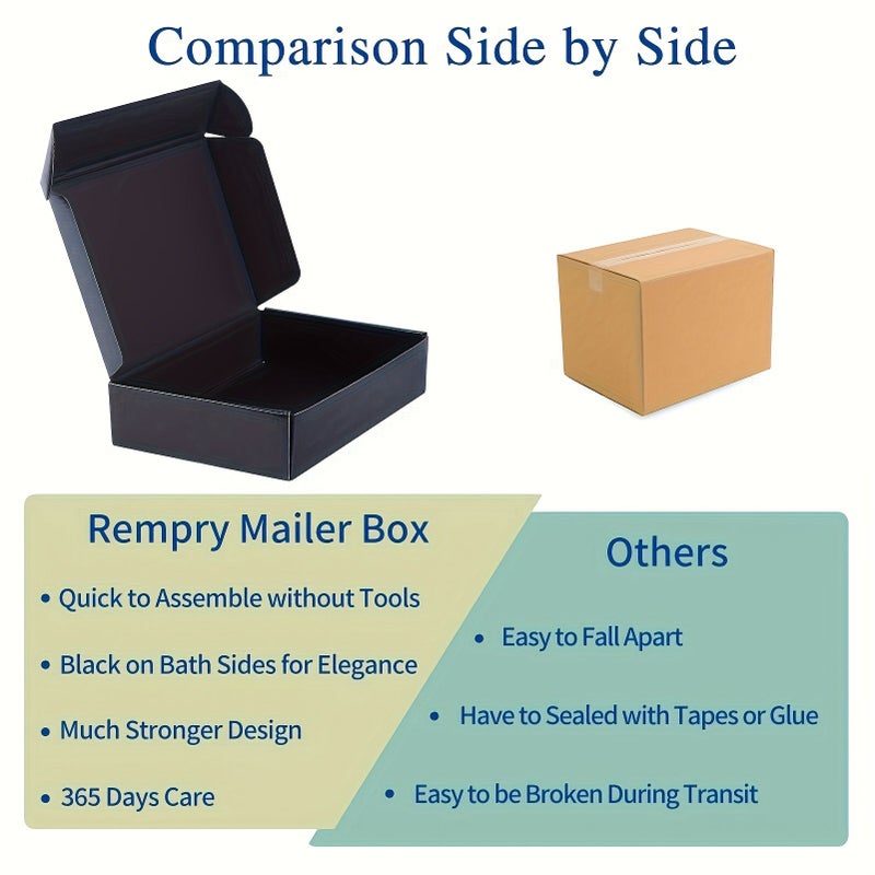 Corrugated Mailing Boxes 15.7x11.8x3.14 Inch 10 Pack Anti Drop Shipping Supplies - Image 1