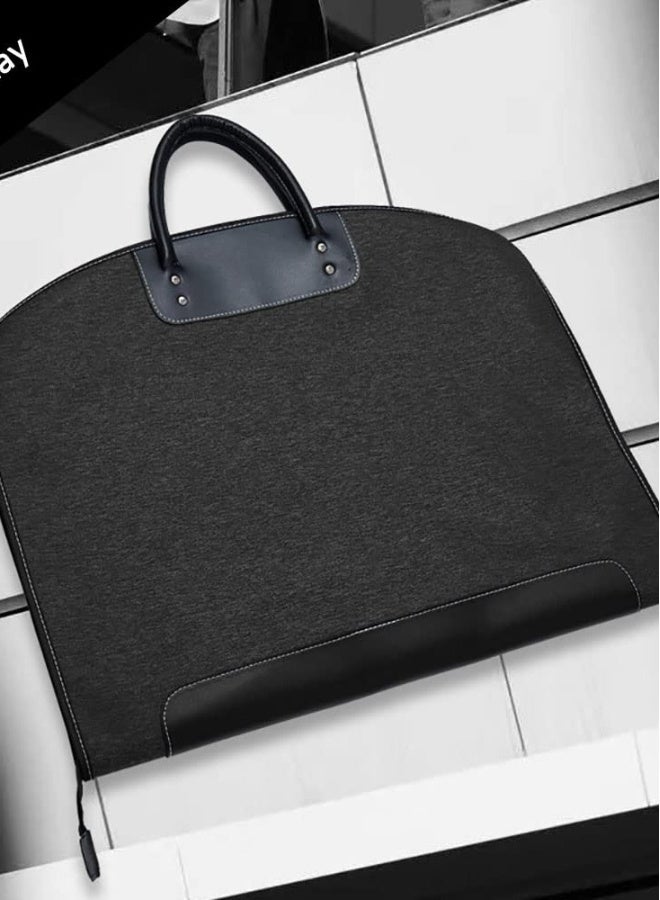 40" Garment Bag, Business Travel-Suit-Bag, Durable Oxford Fabric Travel Business Carry on Suit Bag, Portable Suit Carrier, Waterproof-Hanging Garment Bags for Coats Hanging Clothes Dress - Image 2