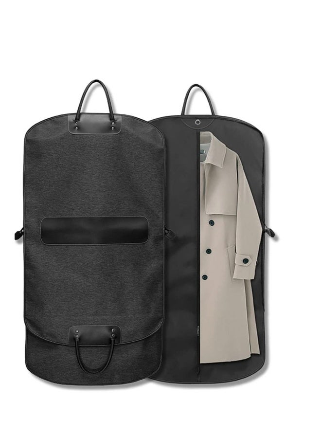 40" Garment Bag, Business Travel-Suit-Bag, Durable Oxford Fabric Travel Business Carry on Suit Bag, Portable Suit Carrier, Waterproof-Hanging Garment Bags for Coats Hanging Clothes Dress - Image 1