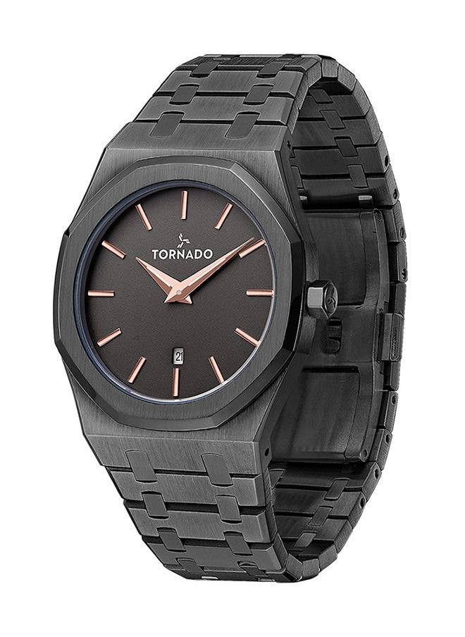 TORNADO - Multi-Function Gun Metal Dial Watch - T9009-XBXX - 42mm - Image 1