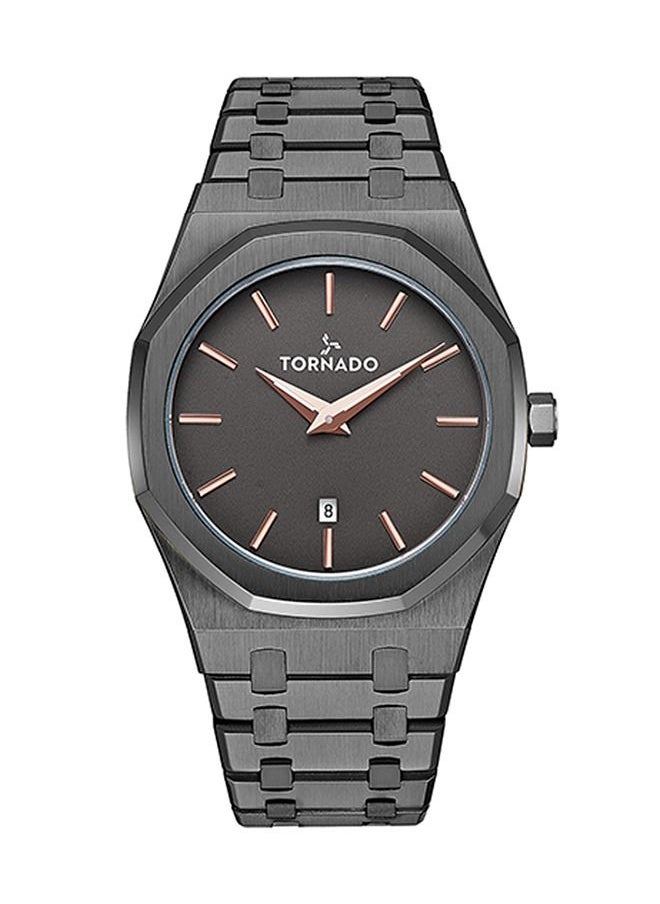TORNADO - Multi-Function Gun Metal Dial Watch - T9009-XBXX - 42mm - Image 1