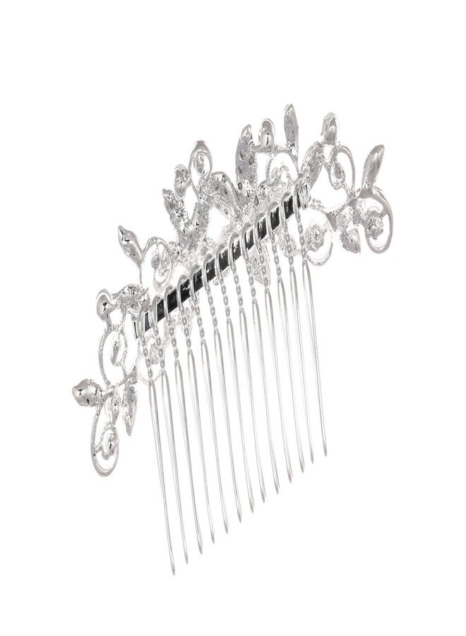 SAMKY Bridal Bridesmaid Flower Girl Rhinestones Prom Wedding Tiara Comb T1045 - Image 4