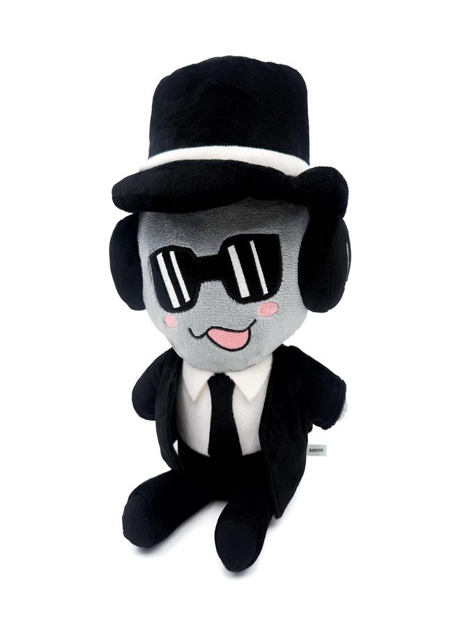 Adenzai Forsaken Black Plush Toy – Soft Black Character Plush Stuffed Animal, Cute Forsaken Game Collectible Plushie Gift for Kids and Gamers - Image 1