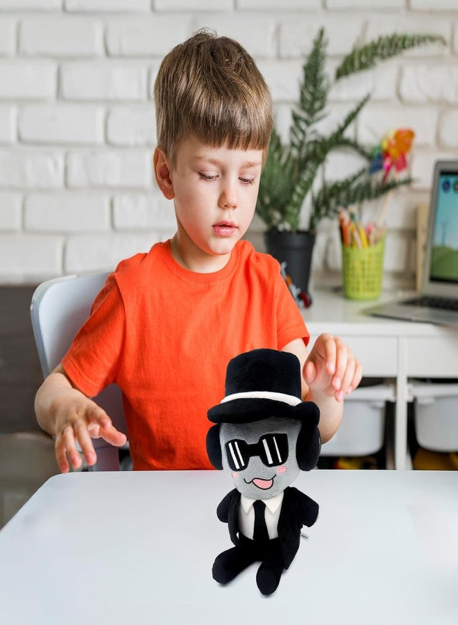 Adenzai Forsaken Black Plush Toy – Soft Black Character Plush Stuffed Animal, Cute Forsaken Game Collectible Plushie Gift for Kids and Gamers - Image 4