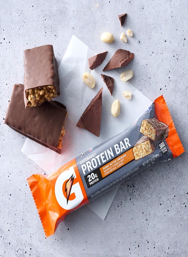 Gatorade Whey Protein Recover Bars, Peanut Butter Chocolate, 2.8 ounce bars (Pack of 12) - Image 4