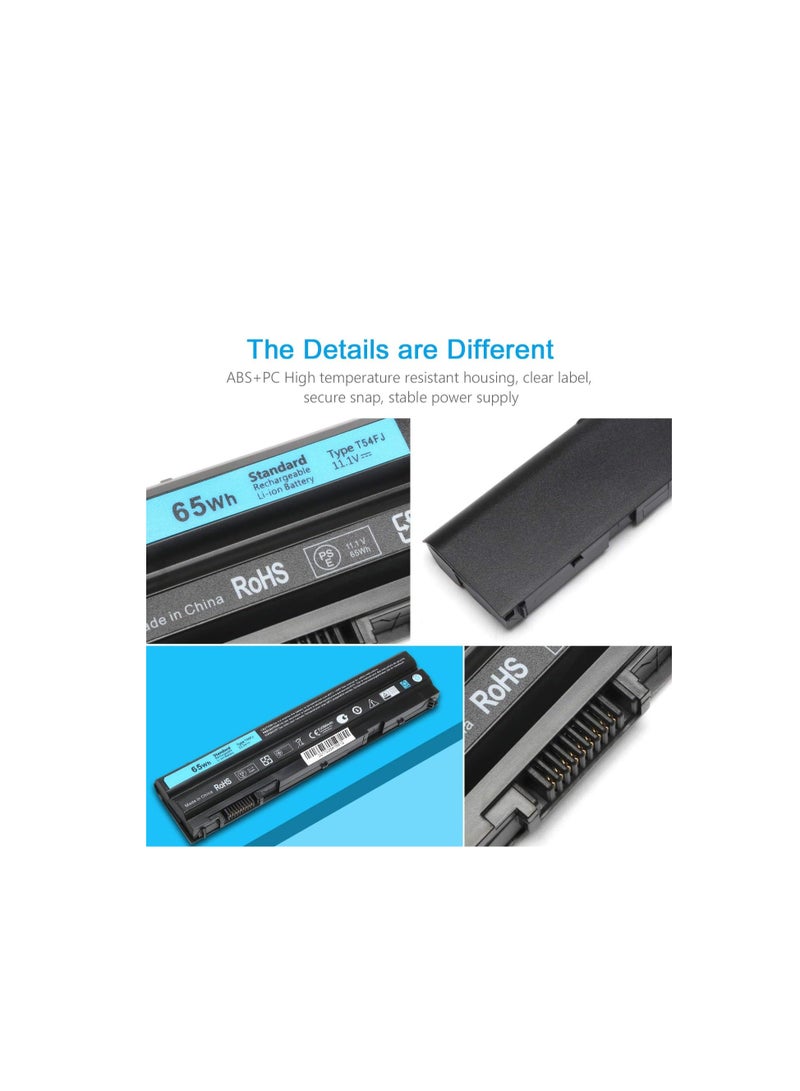 Terabyte REPLACEMENT BATTERY E6420 T54FJ Laptop Battery for Dell Latitude E5420 E5530 E6430 E6520 E6530 E6440 E6540 E5430 E5520 Inspiron 15R (5520) 17R (5720) 17R (7720) 15R (7520) P/N:8858X T54F3 M5Y0X P8TC7 P9TJ0 R48V - Image 4