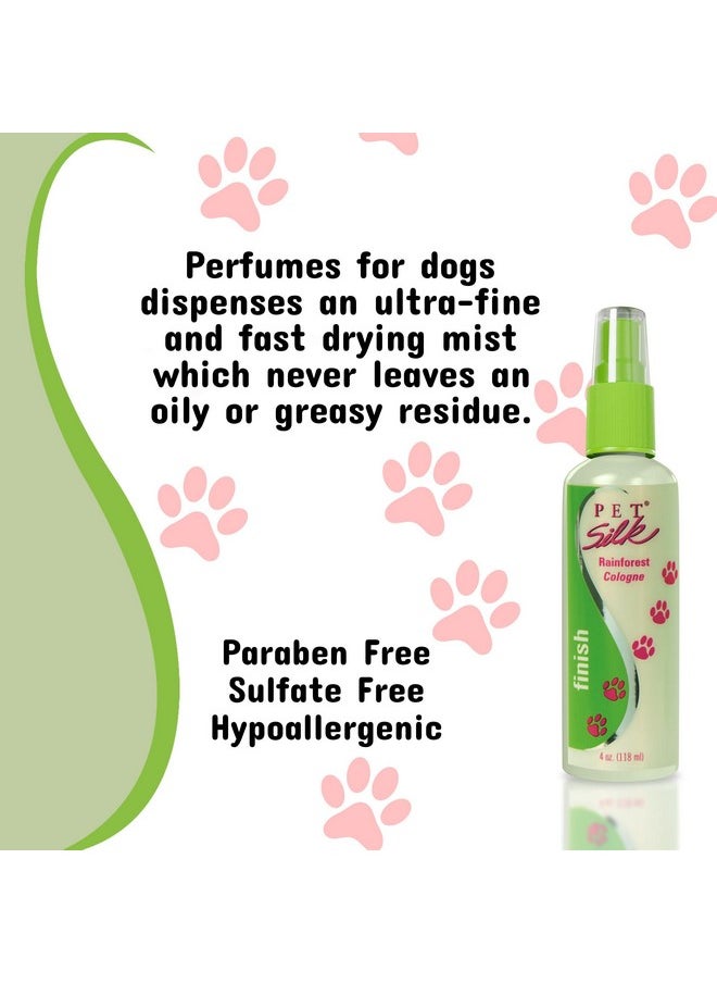PET SILK Rainforest Spray Cologne 11.6Oz, Deodorizing Body Perfume & Condtioner, Clean/Fresh Light Florard Scent For Pet Grooming Needs For Dogs, Cats And More!  - Image 5