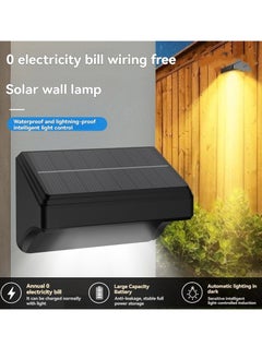 M MIAOYAN Solar Step Light, Fence Light, Stair Light, Ladder Light, Trellis Light, Railing Light, Wall Light, Outdoor Waterproof Garden Light  - Image 2