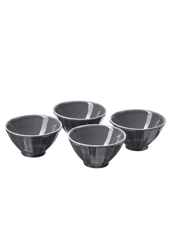 Bowl, earthenware grey11 cm - Image 3