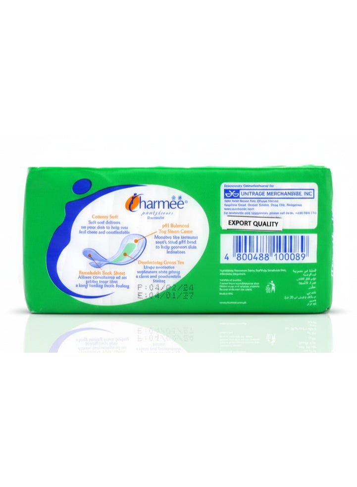 شارمي فوط صحية نسائية برائحة الشاي الأخضر، قابلة للتنفس، 20 قطعة - Image 2