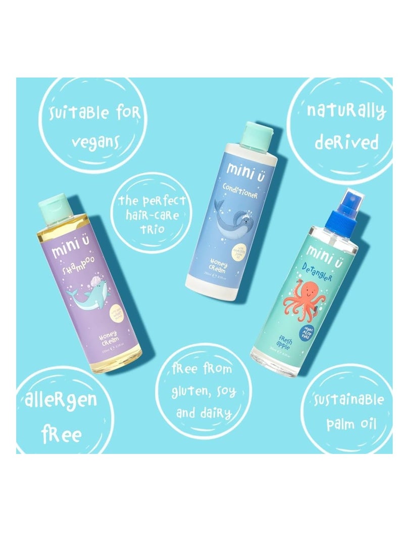 Mini U Fresh Apple Hair Detangling Spray for Kids & Babies - Lightweight Fresh Apple Scented, 98% Naturally Derived Ingredients - Image 4