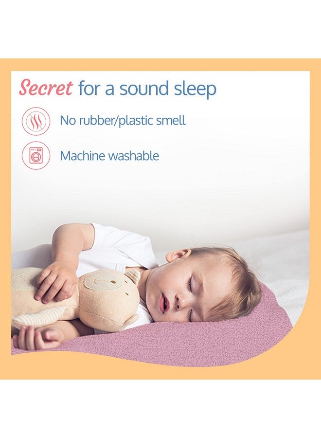 لوفلاب ملاءة Instadry المصنوعة من الصوف المقاوم للوبر والسريعة الجفاف، واقي سرير الطفل، ملاءة مقاومة للماء للأطفال، مقاس صغير 70×100 سم، عبوة من قطعتين، أزرق سماوي ووردي فاتح - Image 4