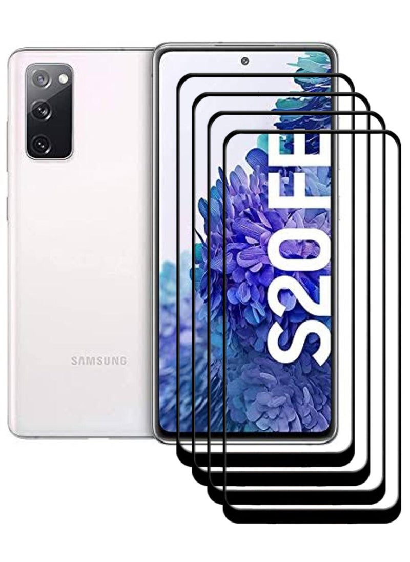 ACLIX 4 Pieces Antistatic ESD Dustproof Premium Quality High Definition Tempered Glass Screen Protector Designed For Samsung Galaxy S20 FE - Image 1
