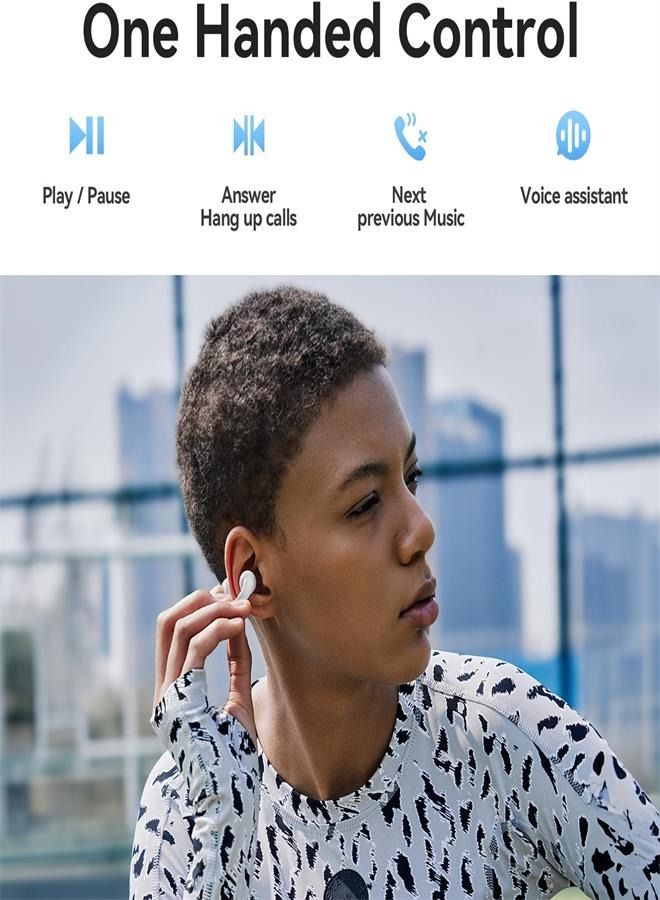 Earring Wireless Earbuds Bluetooth 5.3 with Charging Case | Open Ear Headphones Compatible  - Image 2