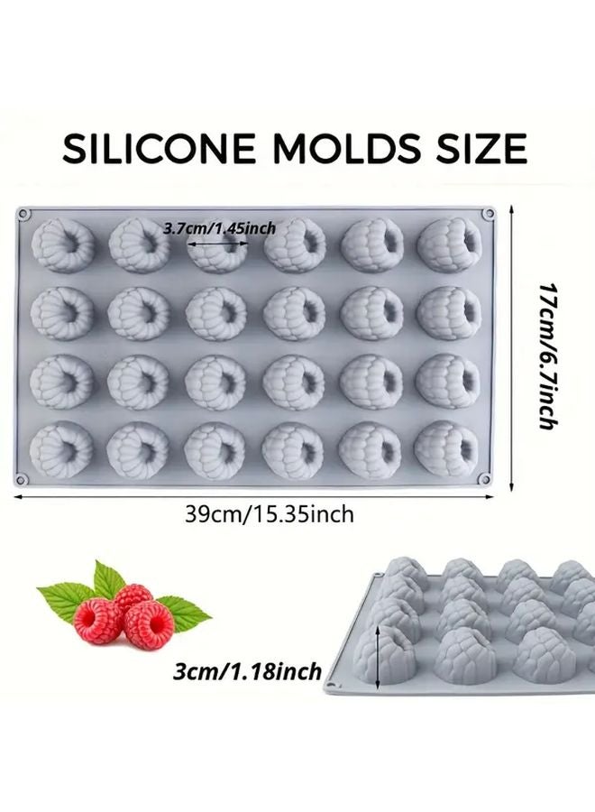 قالب سيليكون تشارلوت التوت مع أنبوب مركزي مقلاة خبز غير لاصقة متعددة الألوان - Image 4