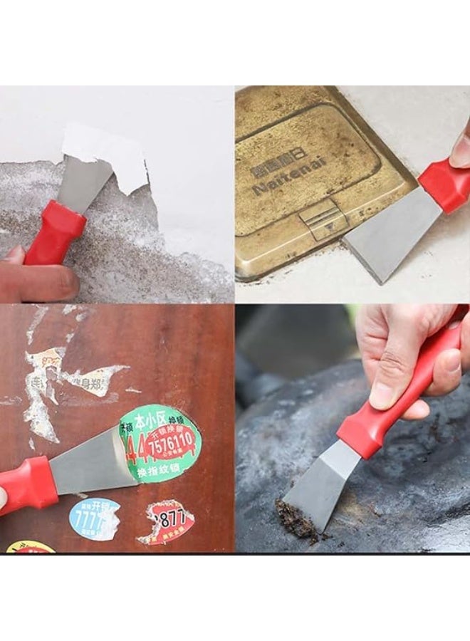 2Pcs Kitchen Scraper Set – Heavy Duty Cleaning Tool for Stove, Oven & Pans - Image 2