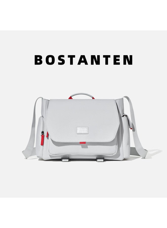 Bostanten Men's Single Shoulder Crossbody Bag Trendy Student Backpack Large Capacity Multifunctional Handbag Briefcase Messenger Bag For Men