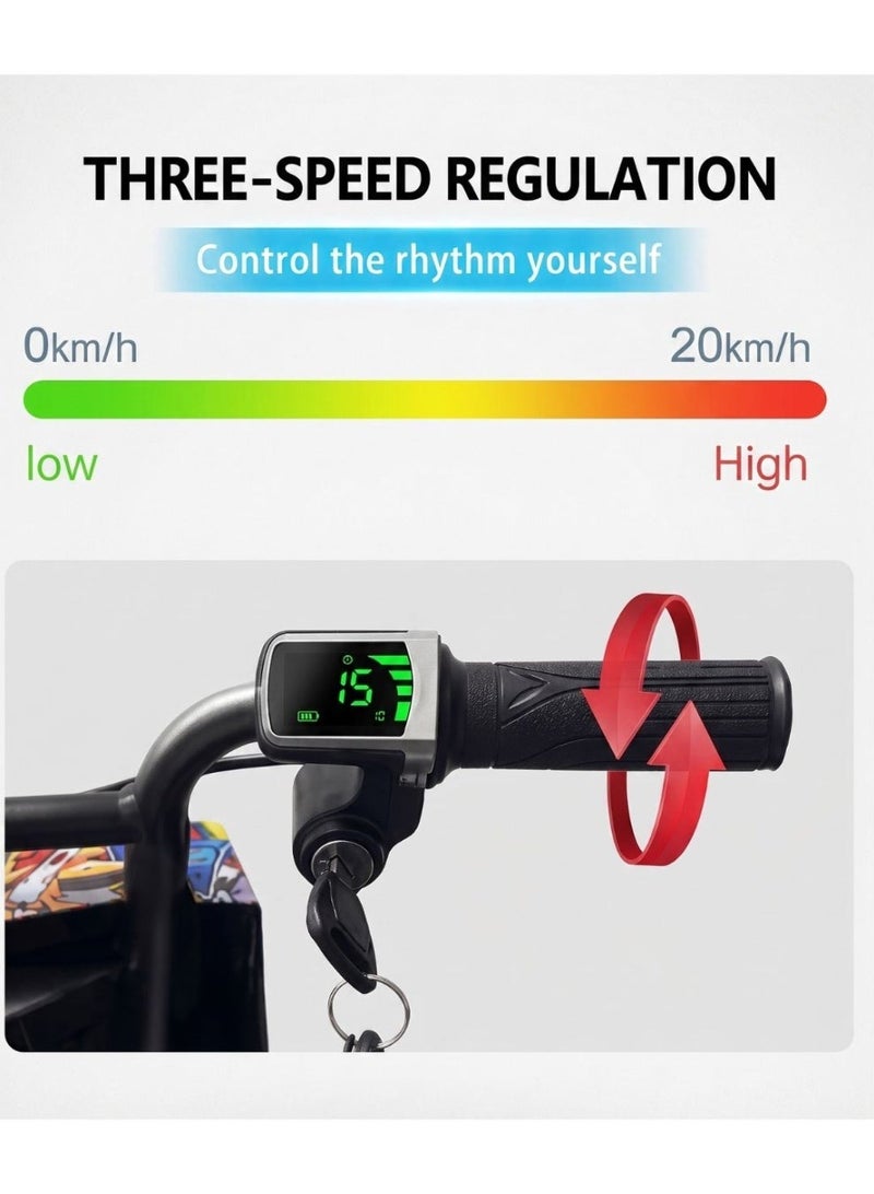 Aspire High-Power 360° Electric Stunt Drifting Scooter For Kids TG-36(36V ) ORANGE - Image 3