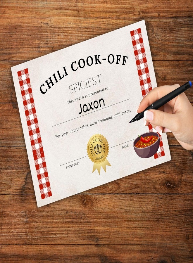 Lashicorn Chili Cook Off Awards 16pk 2 of Each 8.5x11” Best Spiciest Original Other Superlatives Mixed Competition Winner Cooking Contest Food - Image 2