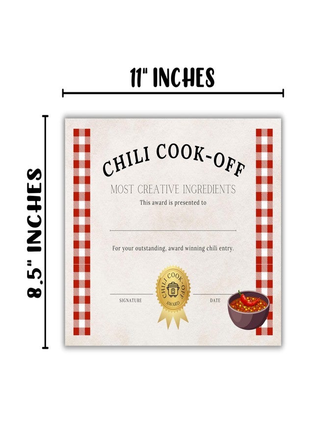 Lashicorn Chili Cook Off Awards 16pk 2 of Each 8.5x11” Best Spiciest Original Other Superlatives Mixed Competition Winner Cooking Contest Food - Image 4