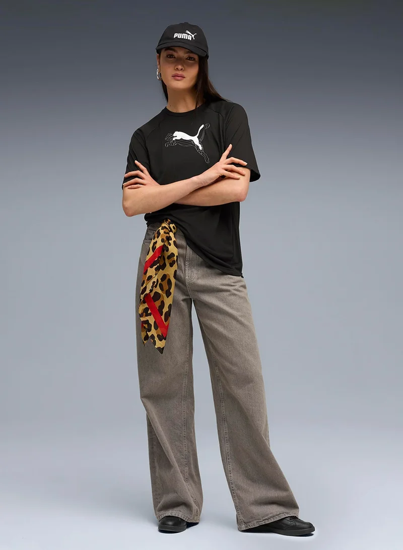 PUMA puma black Evostripe Relaxed Graphic Tee Women for Women | Best Price UAE