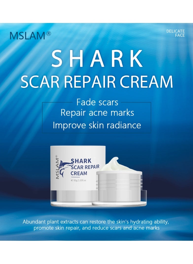 MSLAM Shark Repair Face Cream, Fades Scars and Acne Marks 30g - Image 2
