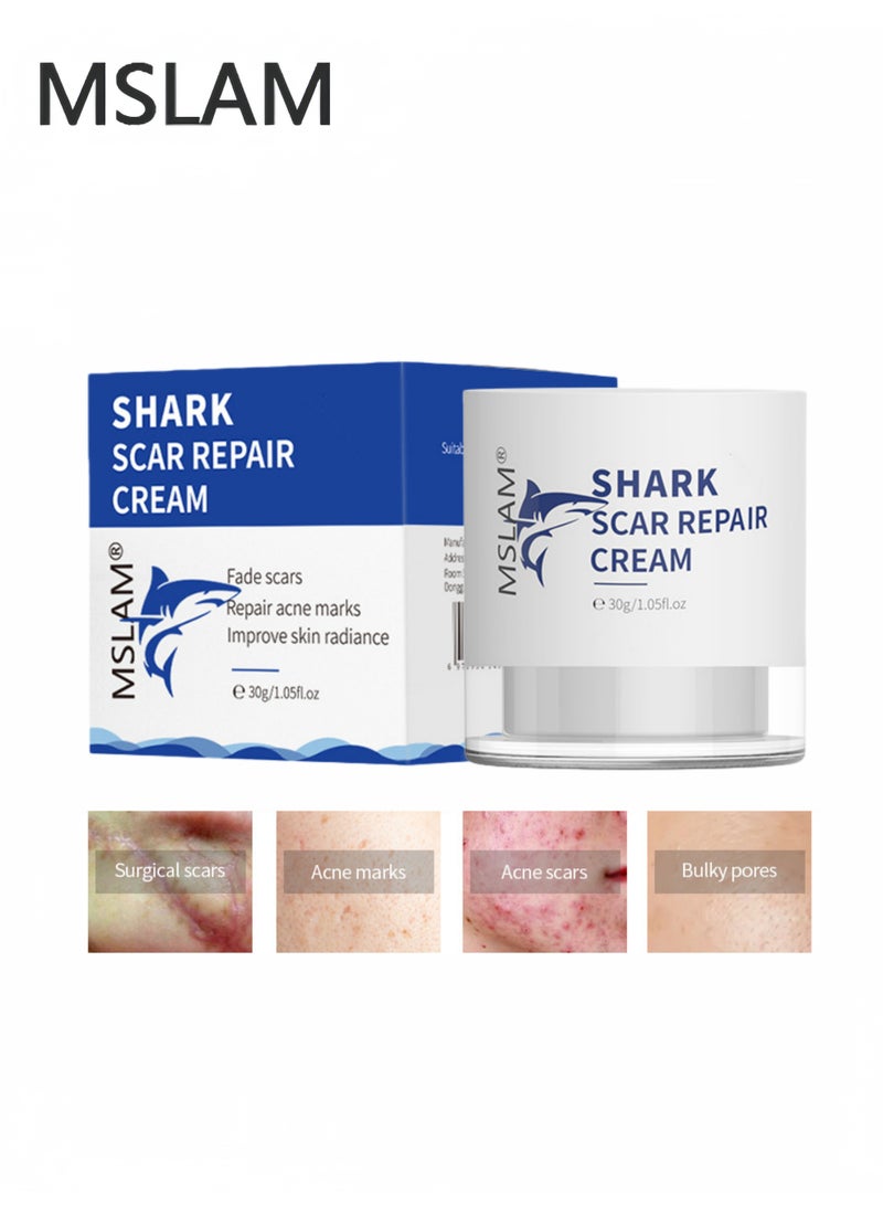 MSLAM Shark Repair Face Cream, Fades Scars and Acne Marks 30g - Image 1