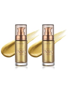 Phoera Body Luminizer 30ml 102 Metallic Gold 2 Pack  - Image 1