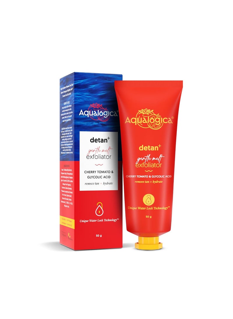 Aqualogica Detan Face  Body Scurb with Cherry Tomato  Unisex Formula Suits All Skin Types  176 Oz50g 