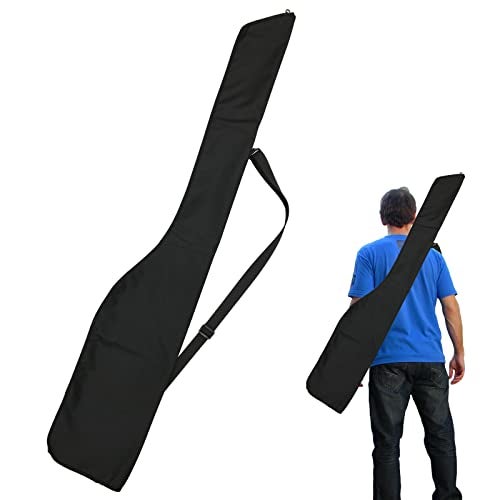 Cosmos Foldable Fishing Rod Bag Case Organizer Fishing Pole Storage Bag Portable Spinning Reel Protective Carrier Case Backpack 53 Length with 7 Hidden Extendable Cover - Image 1