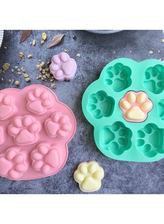 Generic 7-Link Cat Claw 230 Candy Chocolate Silicone Baking Cake Decorating Mold Ice Tray Pudding Mold Biscuit Egg Cake Mold-Color:2 Bags (color Can Be Noted)  - Image 3