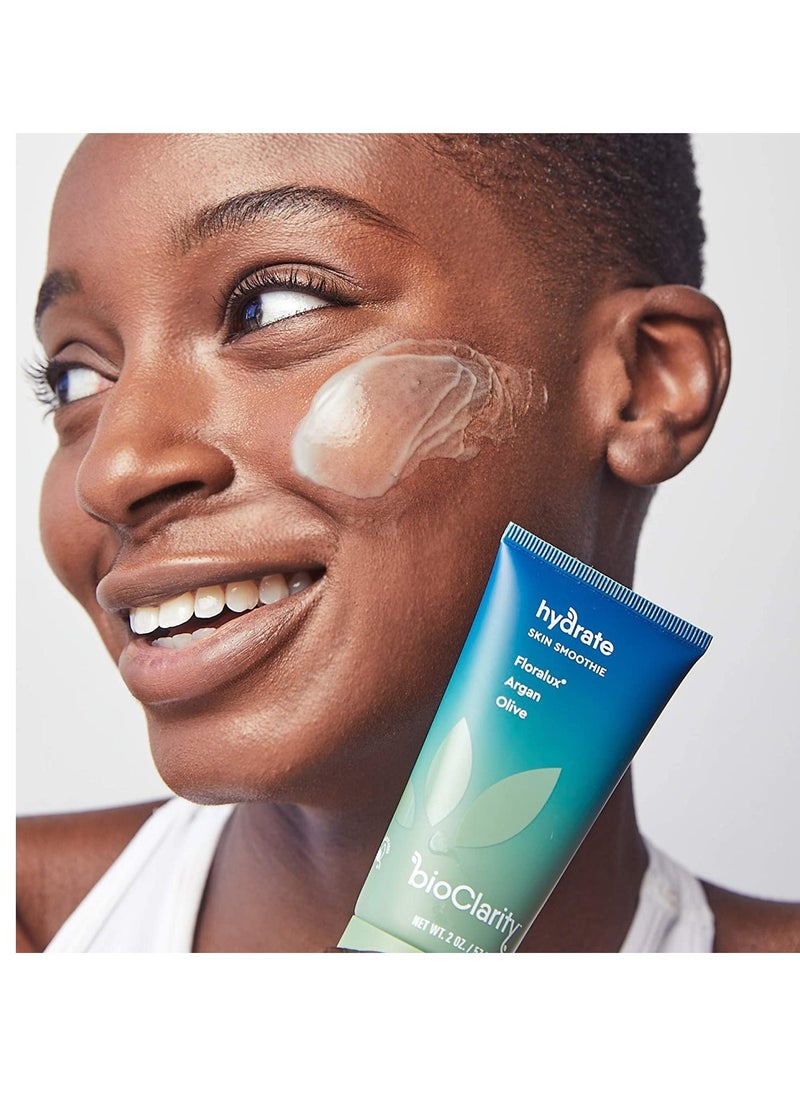 BioClarity - BioClarity Skin Smoothie Gel Moisturizer, 24-Hour Hydration, For Normal & Oily Skin, 100% Vegan Formula, Clean Ingredients with Olive, Argan & Ceramide, 1 fl oz - Image 1