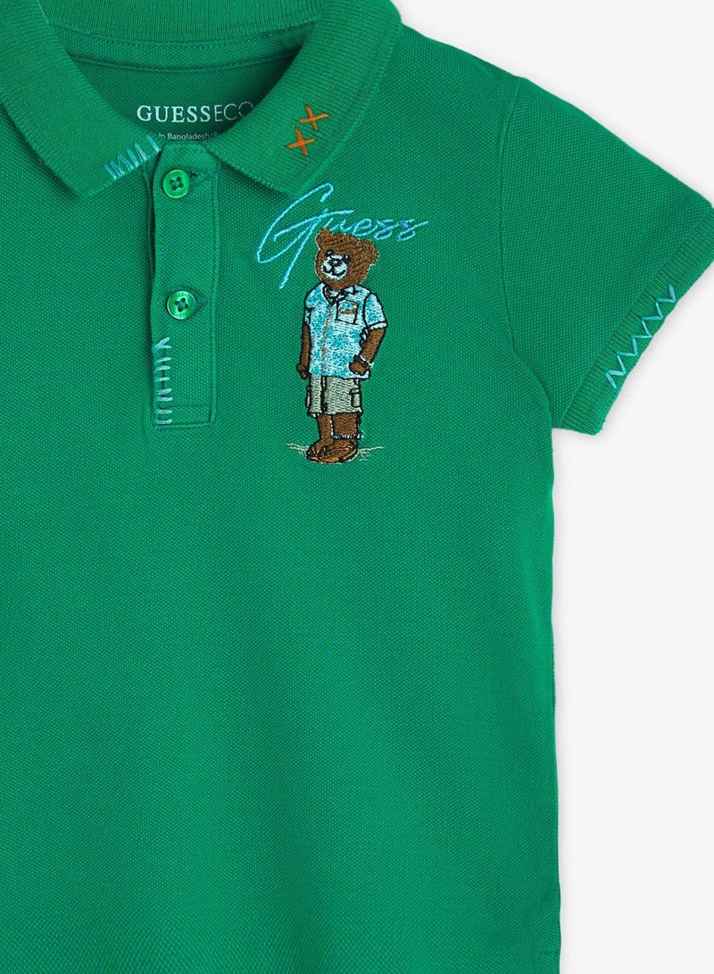 GUESS Infant Logo Polo - Image 4