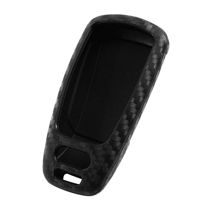 WORCAS Key Fob Case Carbon Fiber Pattern Silicone Cover Compatible with Audi A4 S4 RS4 A5 S5 RS5 A6 A7 A8 S8 Q2 Q5 Q7 SQ7 TT TTS TTRS R8 3 4 Universal Button Keyless Entry Remote - Image 3