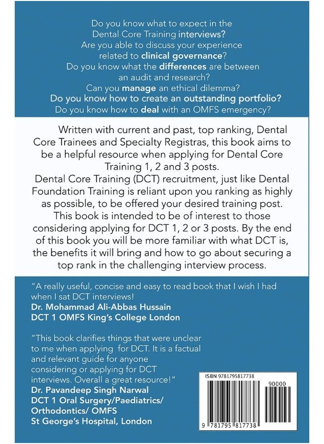null - Foundation To Dental Core Training: Securing Your Top Training Post 2nd Edition: Now includes BONUS Dental Portfolio Chapter with detailed examples - Image 1